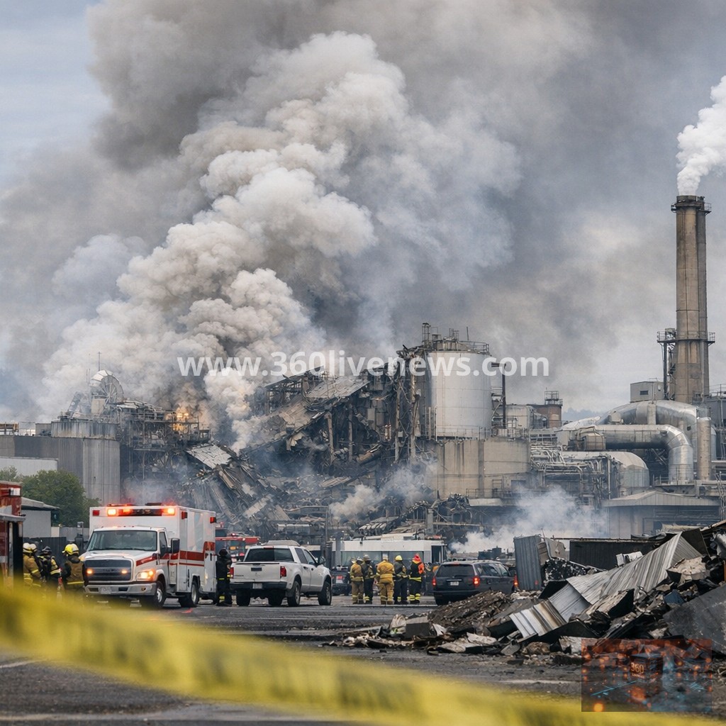 At least two killed in explosion at Washington paper mill in Longview