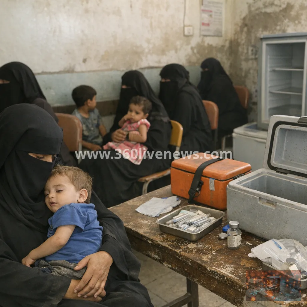 Yemen vaccine shortages leave millions of children without routine immunisations in Houthi-held areas