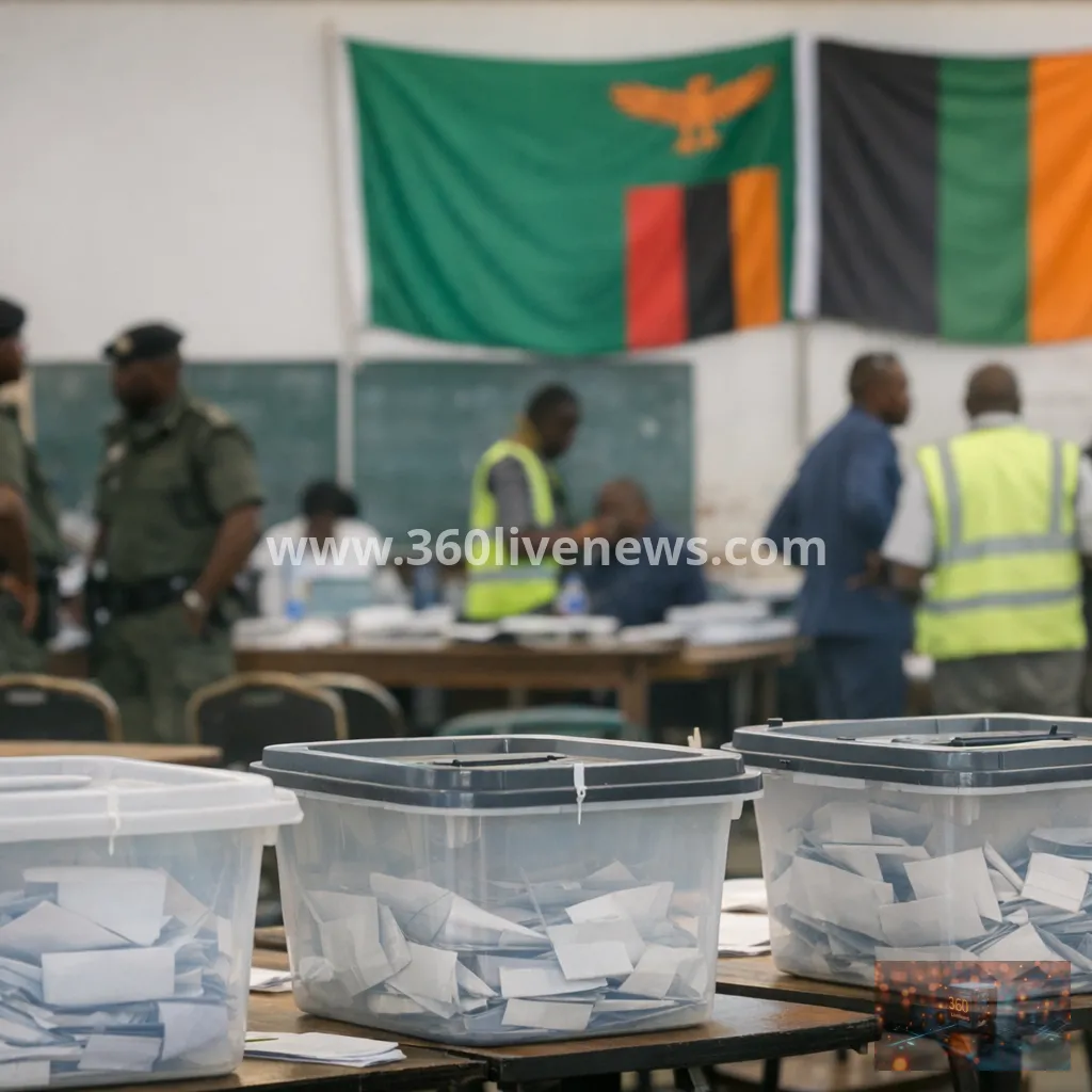 Zambia election counting briefly suspended after reports of intimidation and violence