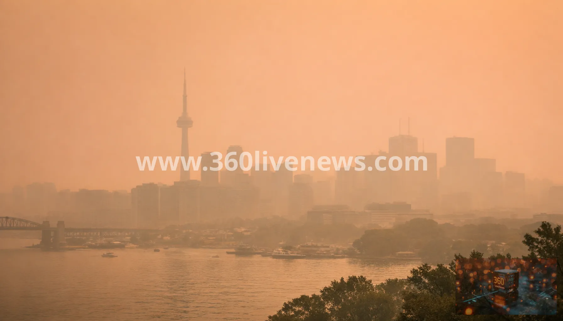 Toronto choked by wildfire smoke as Ontario fires spread haze into the U.S. Northeast