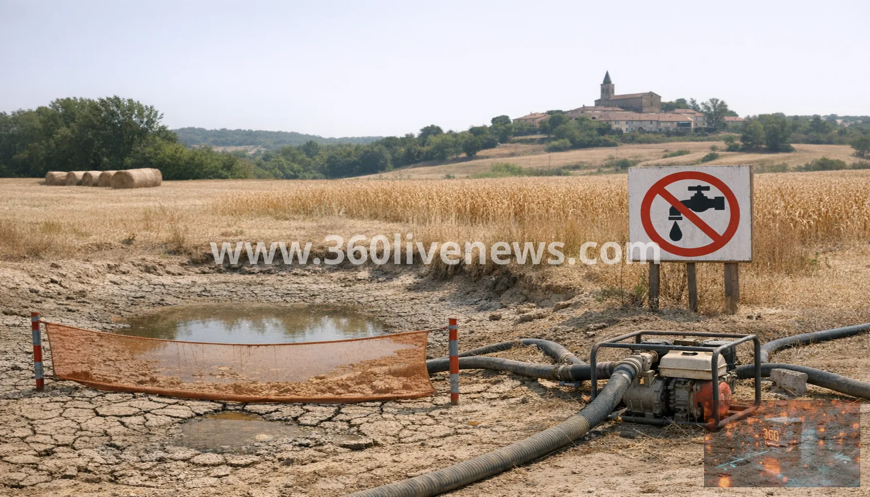 France imposes water restrictions as record heat and drought worsen