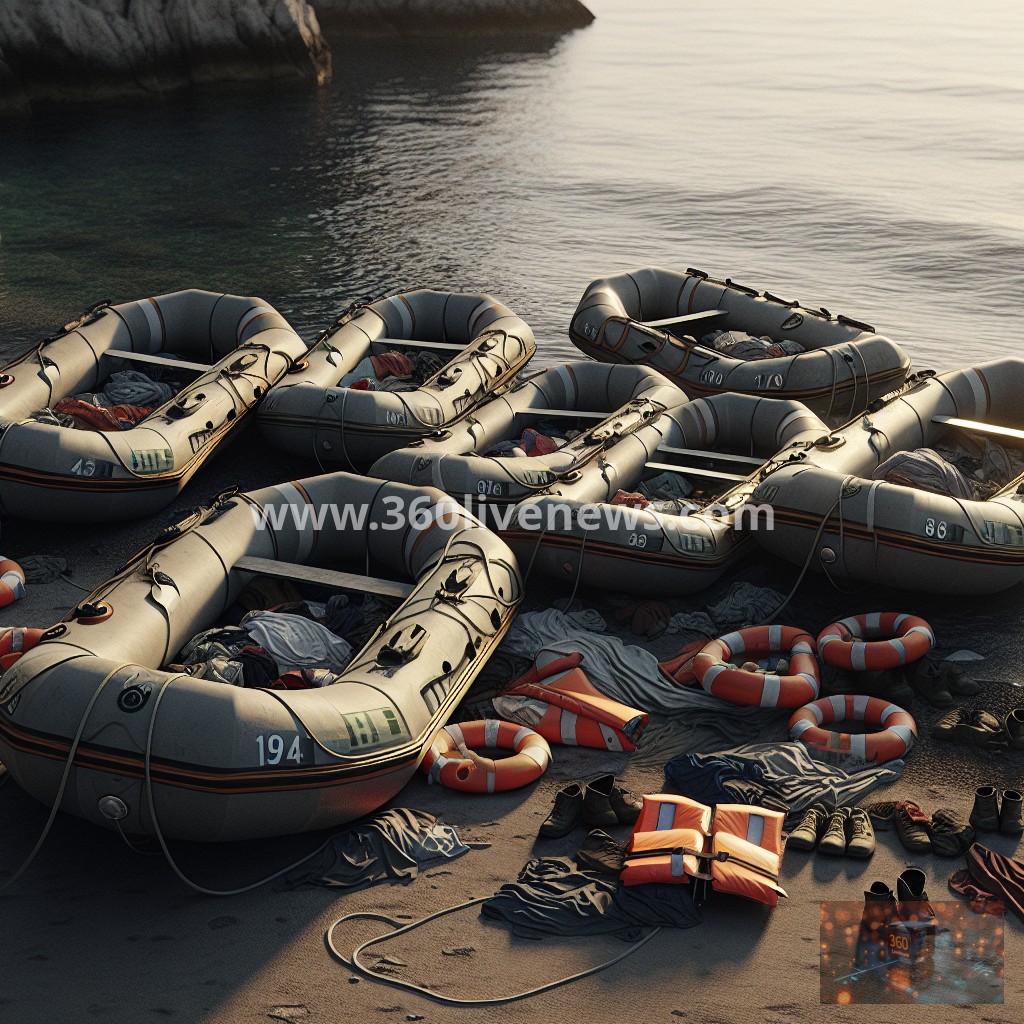 At least 22 migrants die in rubber boat incident off Greece during six-day journey from Libya