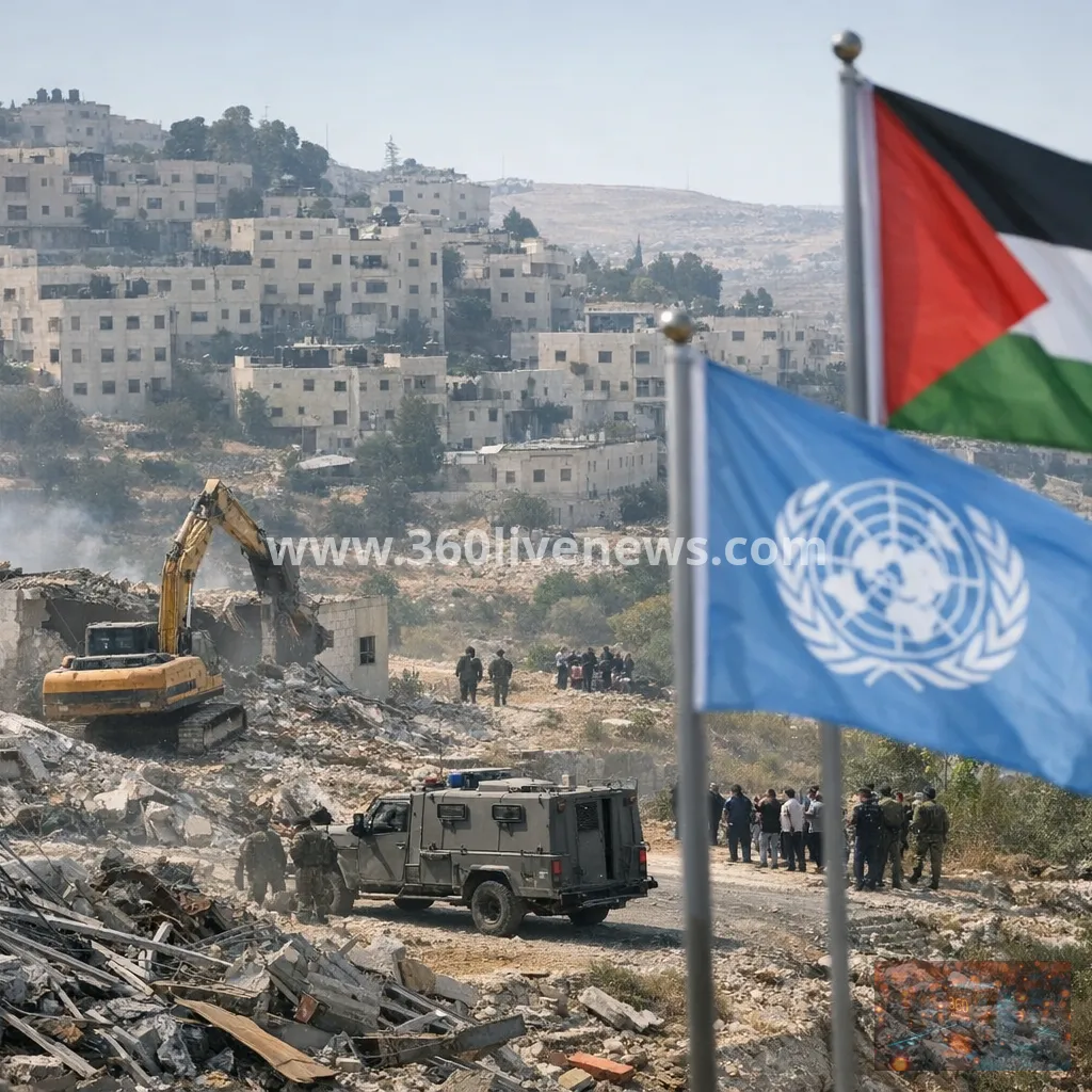Israeli raids and demolitions intensify in the West Bank as UN warns of breaking point