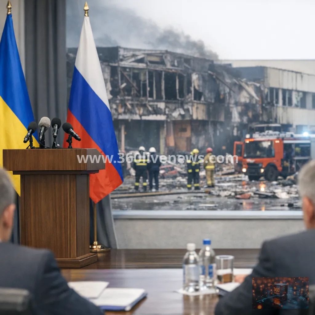 Four killed and 60 injured in Russian strike on shopping centre in Pavlohrad