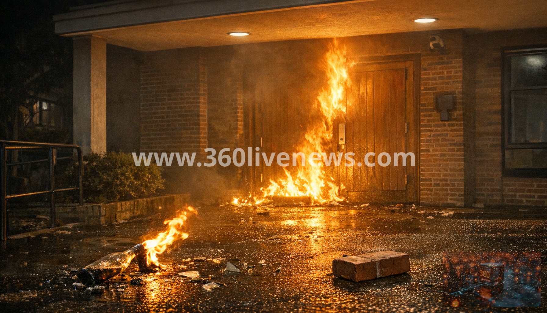 Attempted arson attack on Finchley Reform Synagogue in London