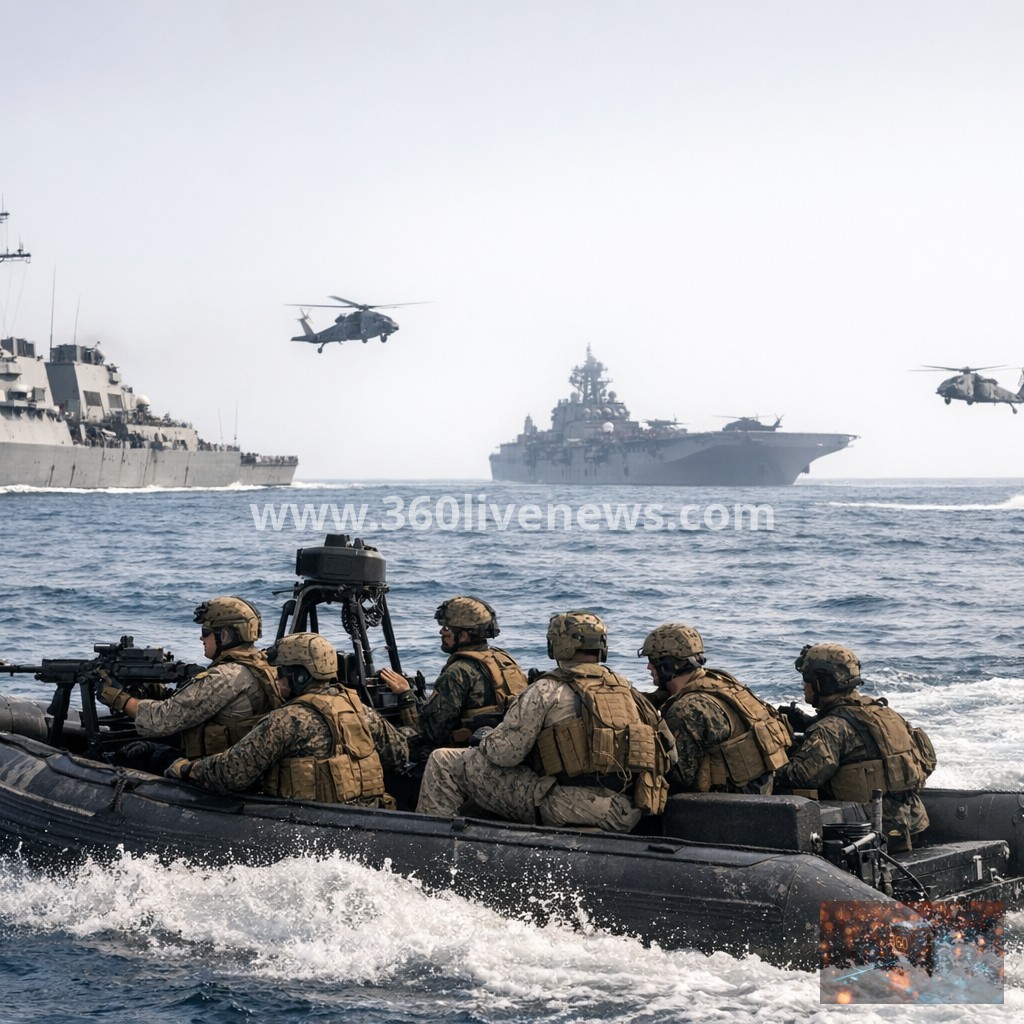 US Deploys Thousands of Troops to Middle East to Enforce Maritime Blockade Against Iran