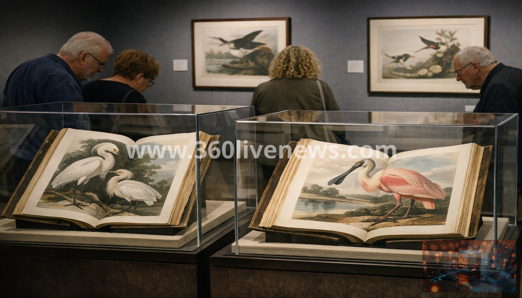 Exhibition of rare 'Birds of America' volumes opens in Glasgow