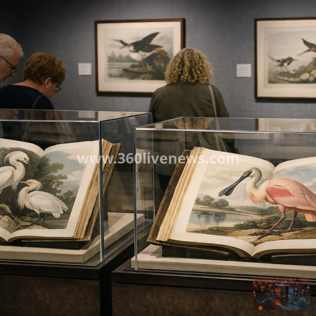 Exhibition of rare 'Birds of America' volumes opens in Glasgow