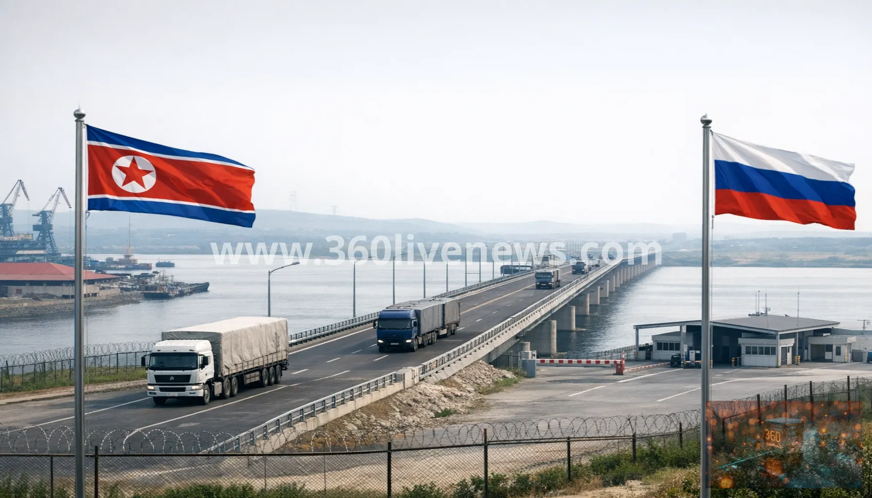 North Korea opens first road bridge to Russia as China link nears completion