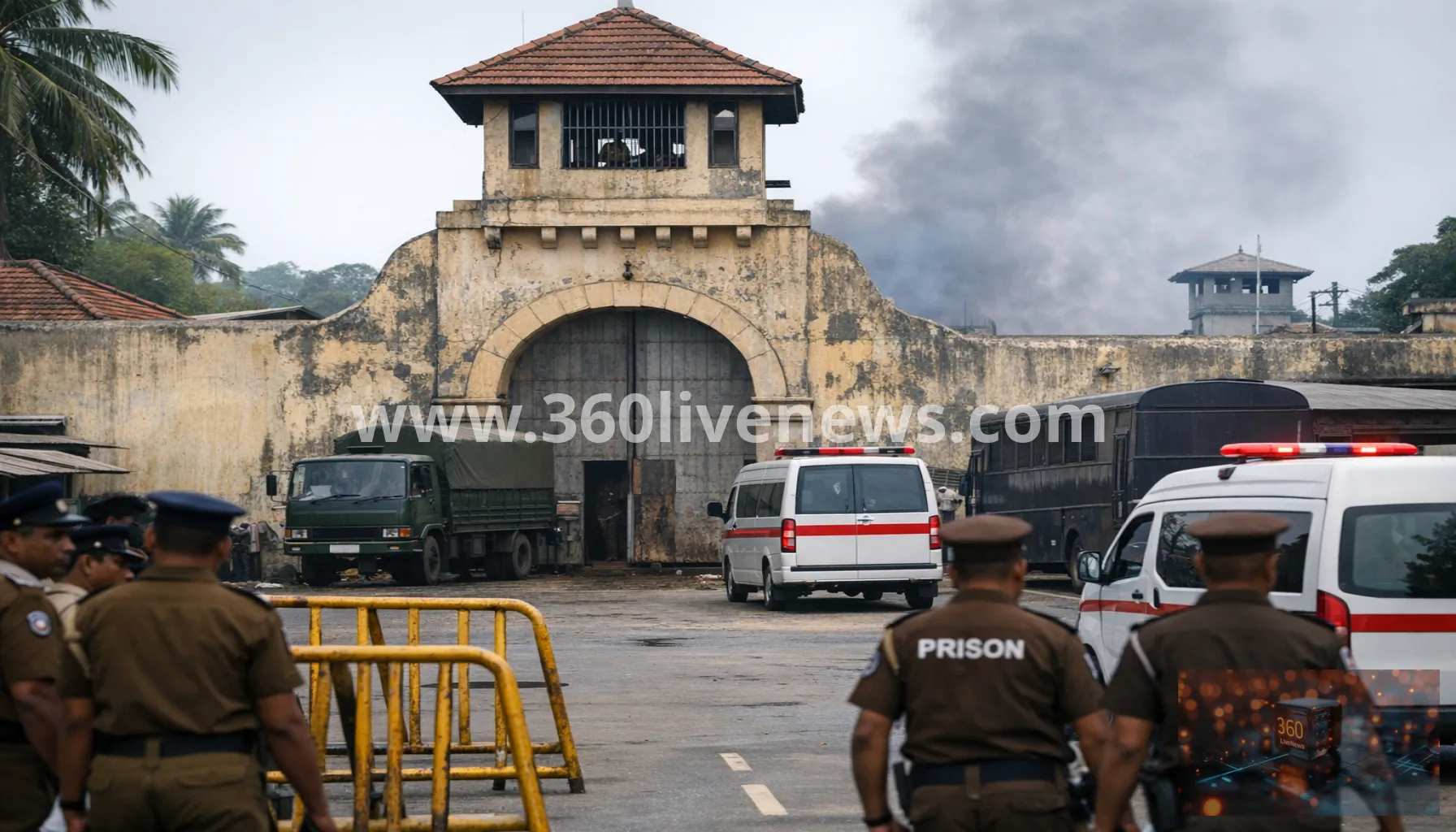 At least 25 killed in clash at overcrowded Sri Lankan prison in Negombo