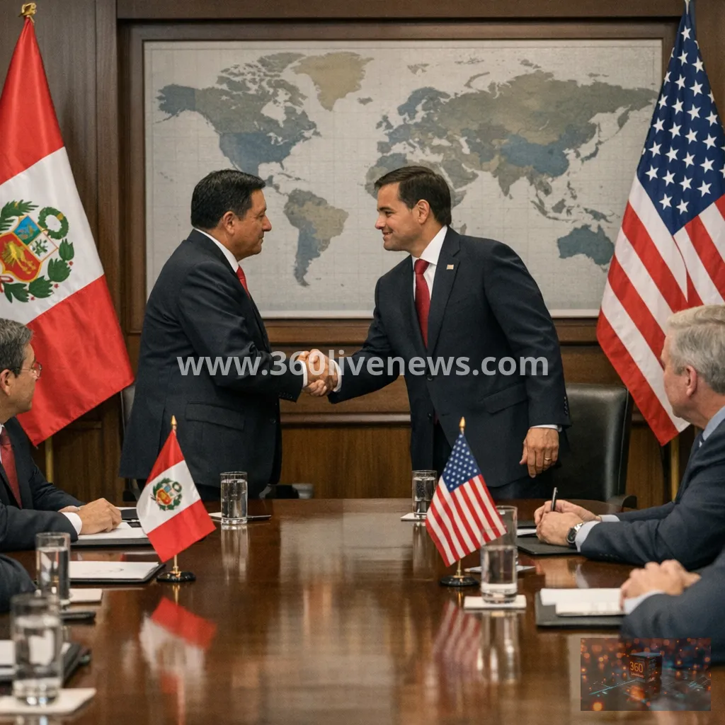 Peru joins US-led Shield of the Americas security alliance after talks with Marco Rubio