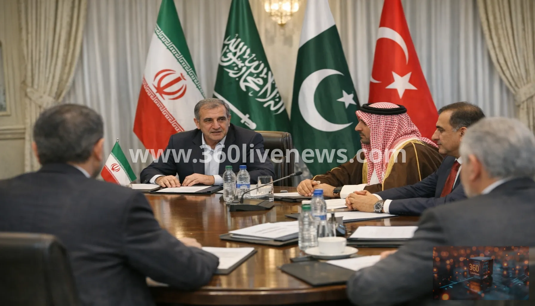 Saudi, Pakistani and Turkish security officials hold Tehran talks with Iran amid regional tensions