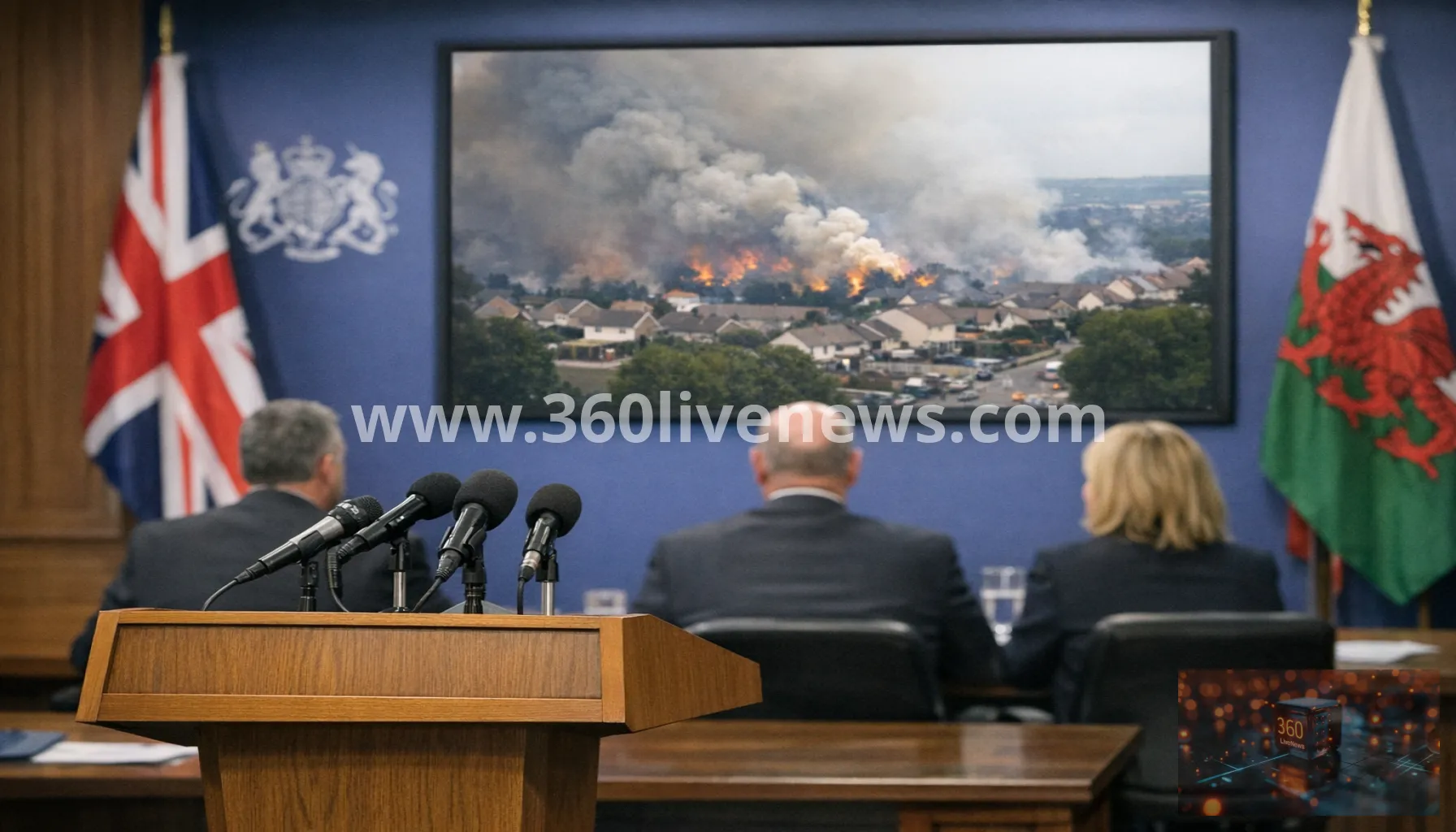 National wildfire alert issued as fires destroy 19 homes in Stourbridge