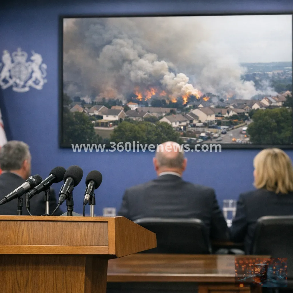 National wildfire alert issued as fires destroy 19 homes in Stourbridge