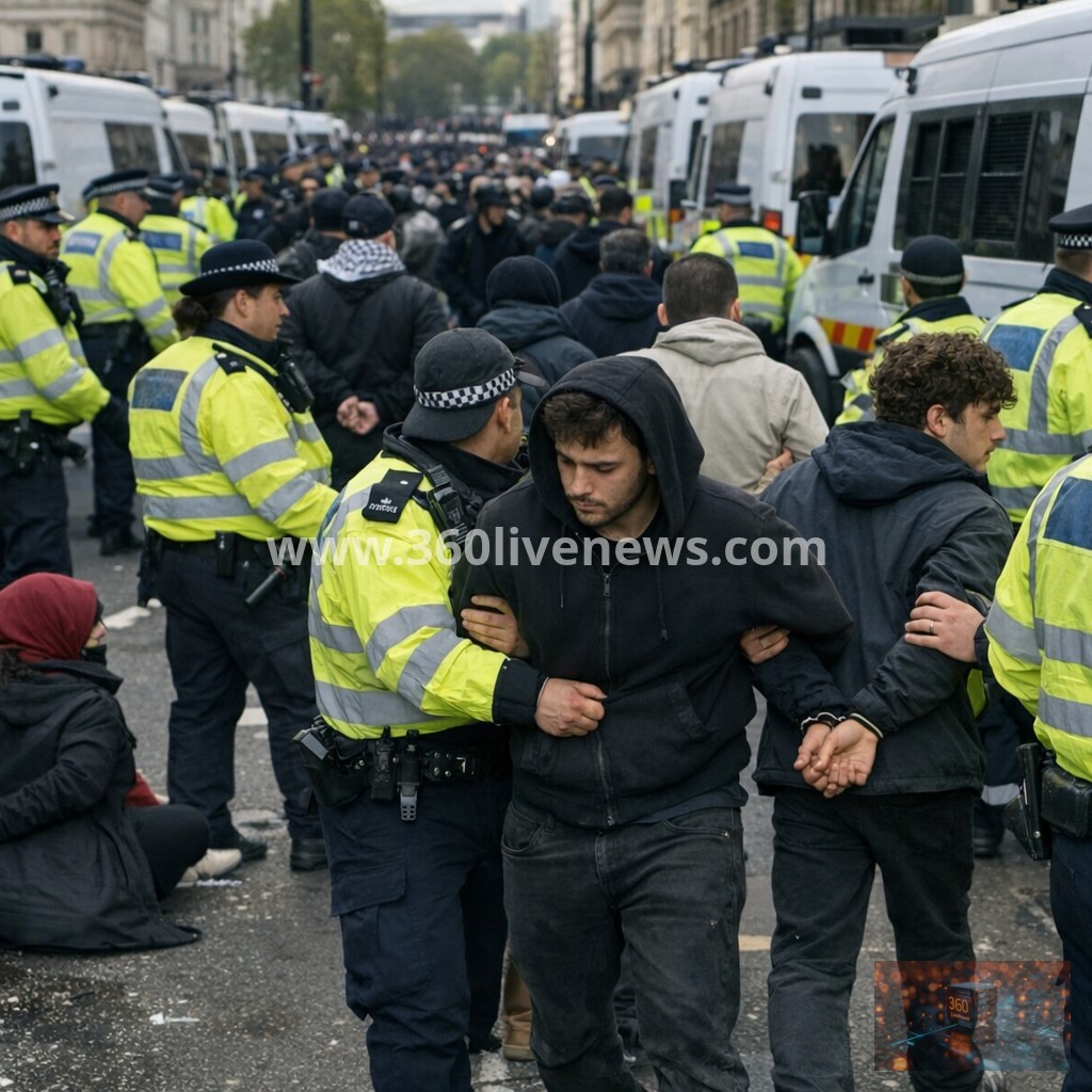 Over 500 Arrested at Pro-Palestinian Rally in London