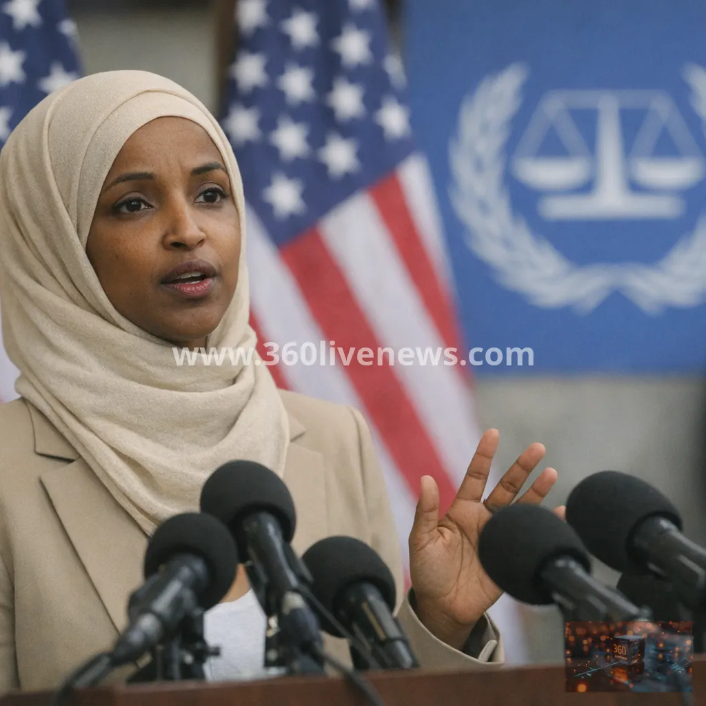 Ilhan Omar renews push for US to join ICC amid Trump pressure