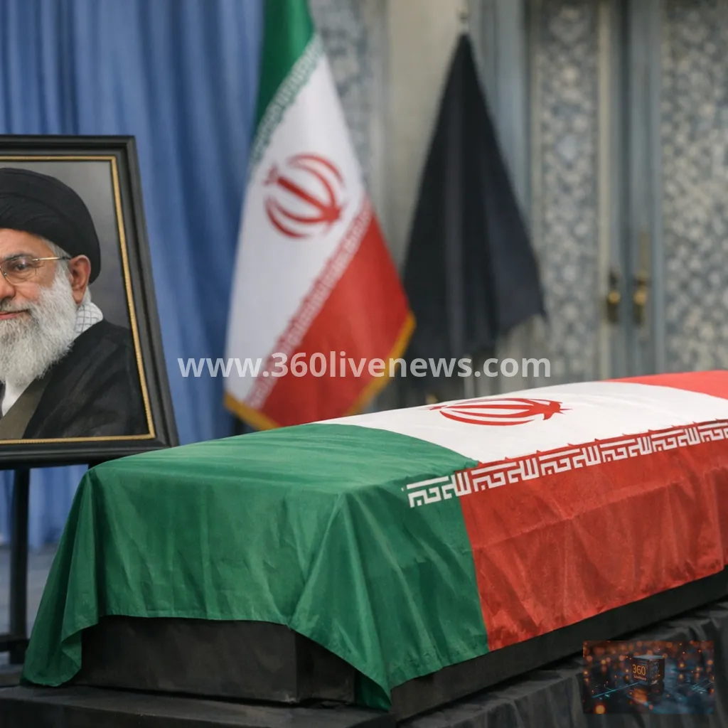 Iran prepares to bury slain leader Khamenei in Mashhad amid mass funeral processions