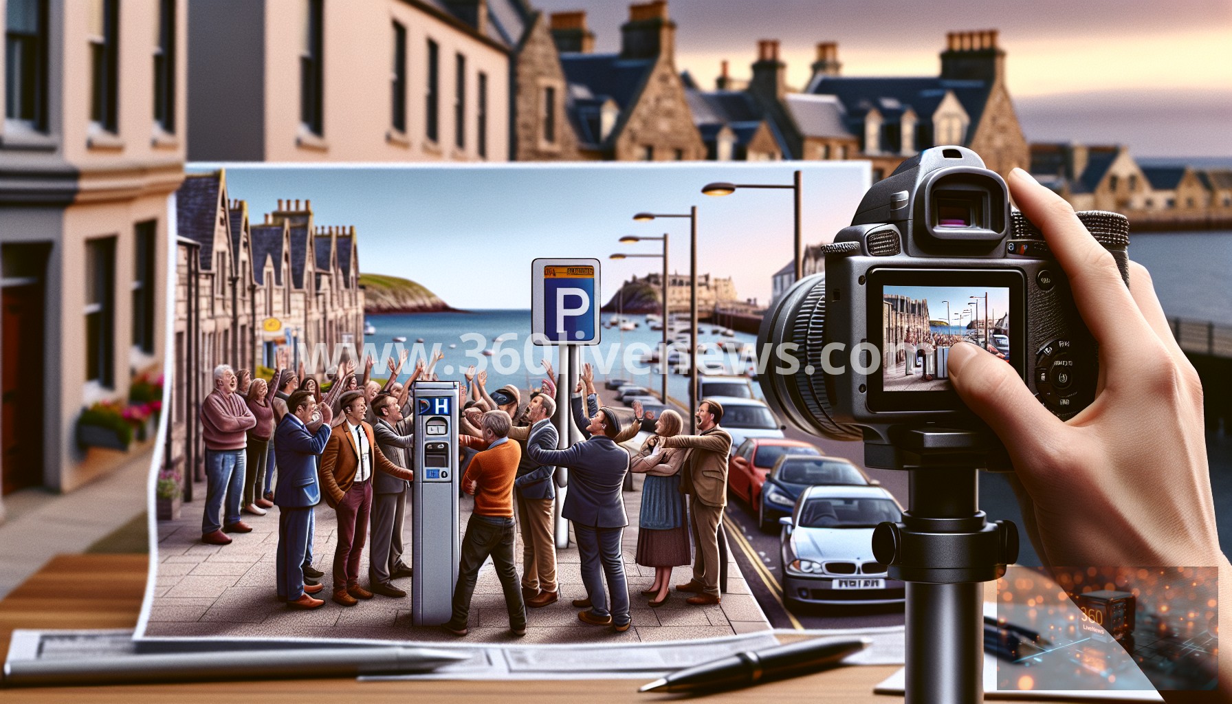 Vandals damage 30 parking meters in Scottish seaside town amid resident opposition to new parking regulations