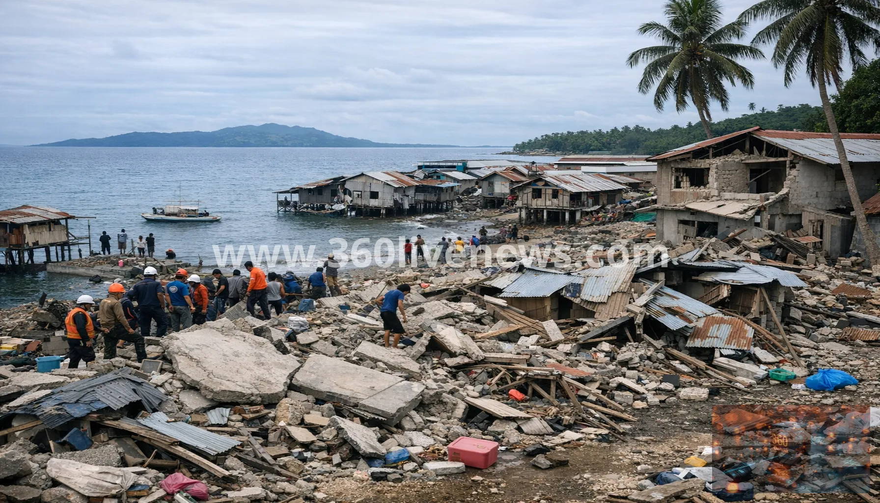 Philippines earthquake kills 15, prompts tsunami alerts across region