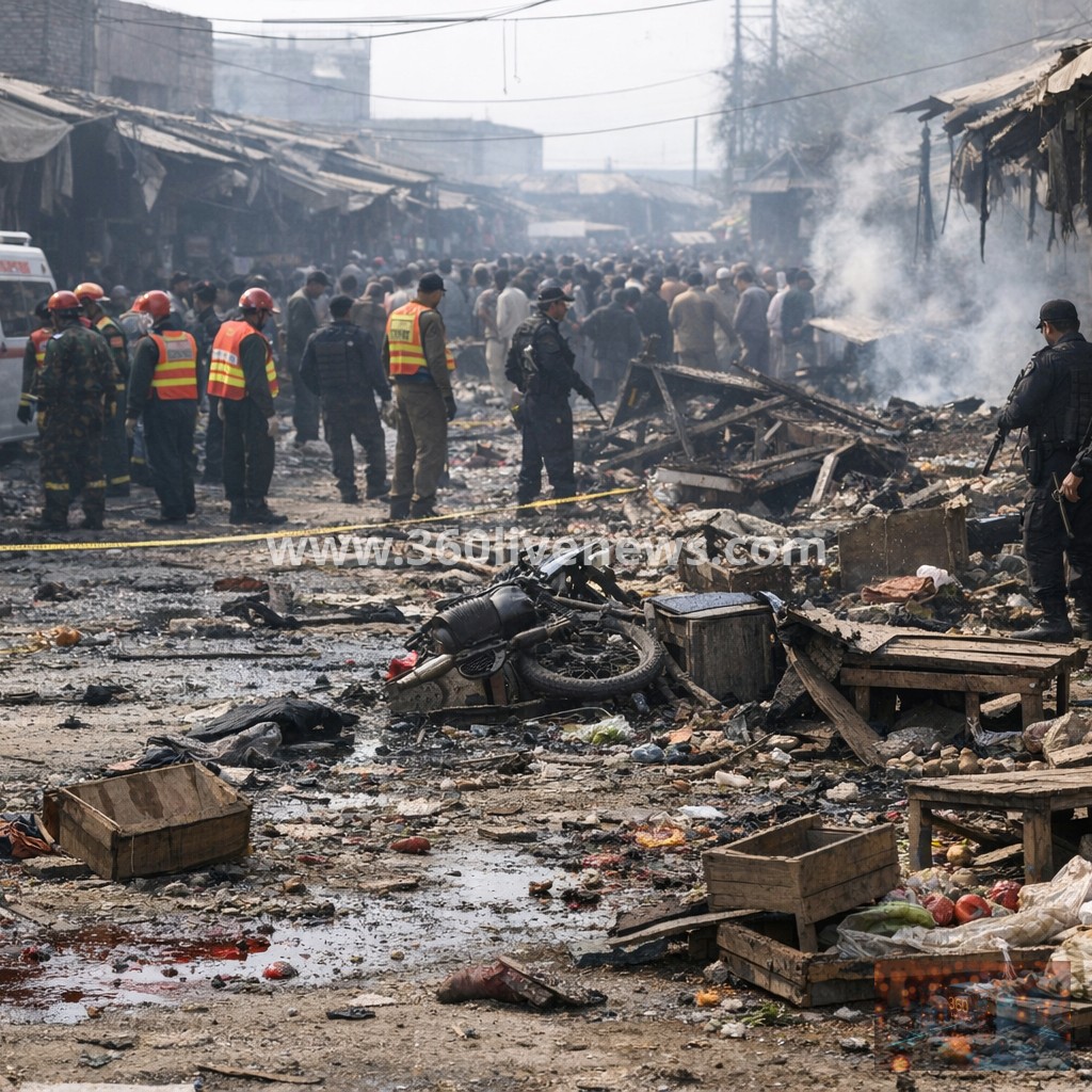 At least nine killed in Pakistan market blast in Sarai Naurang
