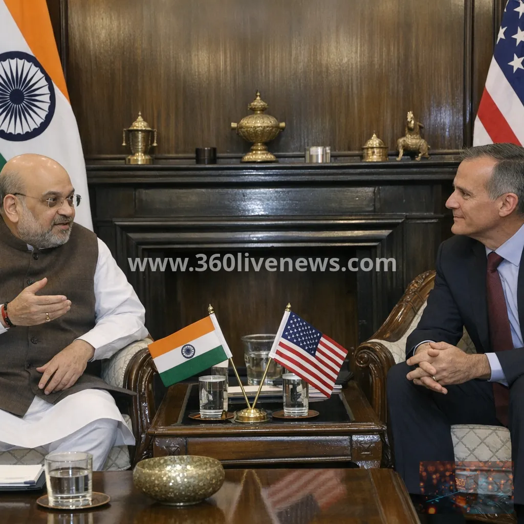 Amit Shah and US envoy Gor discuss counter-terrorism, narcotics and border security in New Delhi