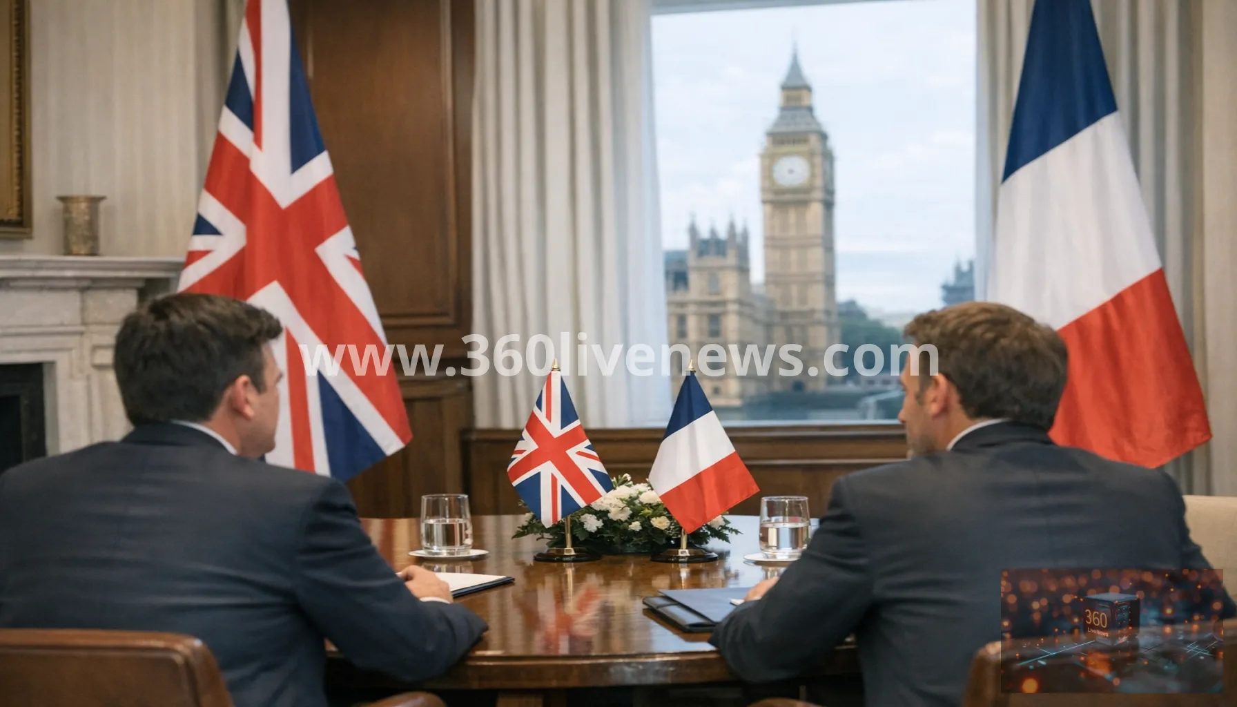 Burnham and Macron hold London talks on small boats, defence and Ukraine