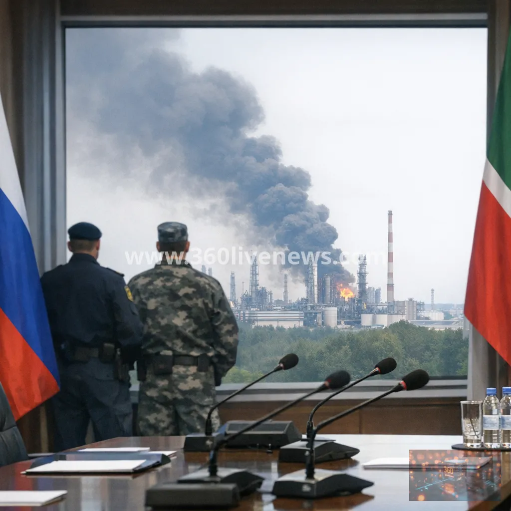 At least 13 killed in Ukrainian drone strike on Russia's Tatarstan region as mourning declared