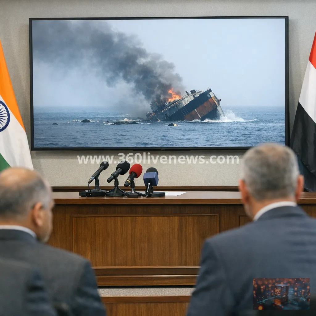 Indian-Flagged Ship Sinks Off Yemen After Projectile Strike, All 14 Crew Rescued