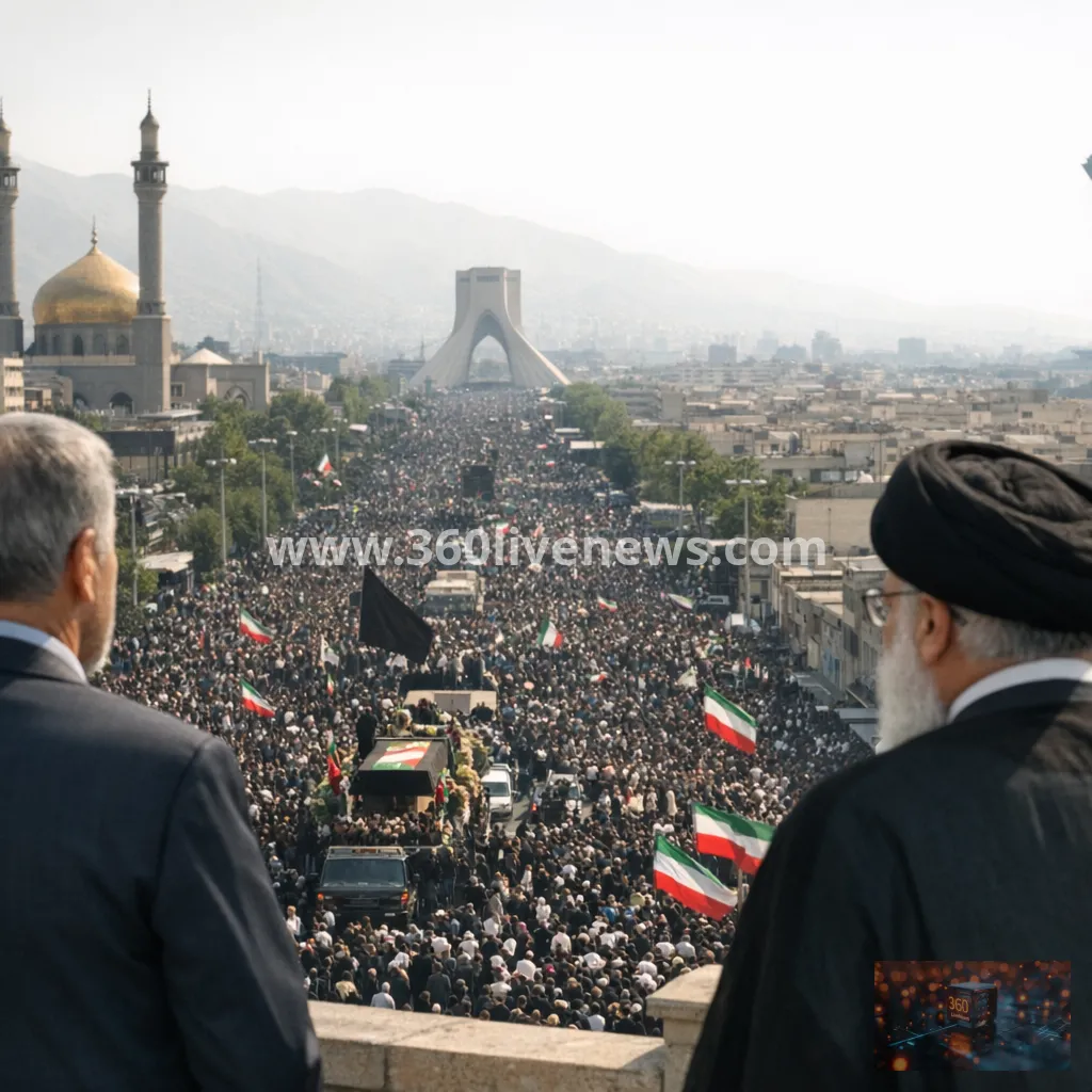 Iran funeral procession for Ali Khamenei draws huge crowds in Tehran amid anti-US and anti-Israel chants