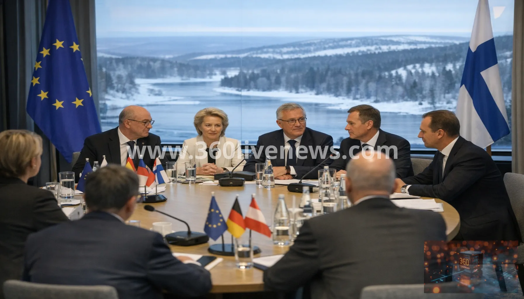 European leaders meet in Rovaniemi over Arctic strategy and Greenland tensions