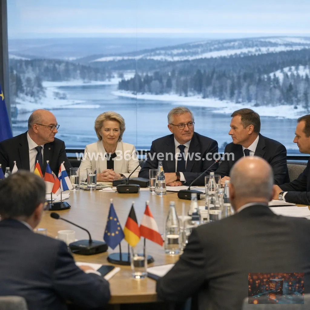 European leaders meet in Rovaniemi over Arctic strategy and Greenland tensions