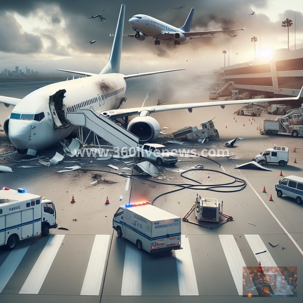 Air Canada Express jet collides with fire engine at LaGuardia Airport, resulting in pilot and co-pilot fatalities