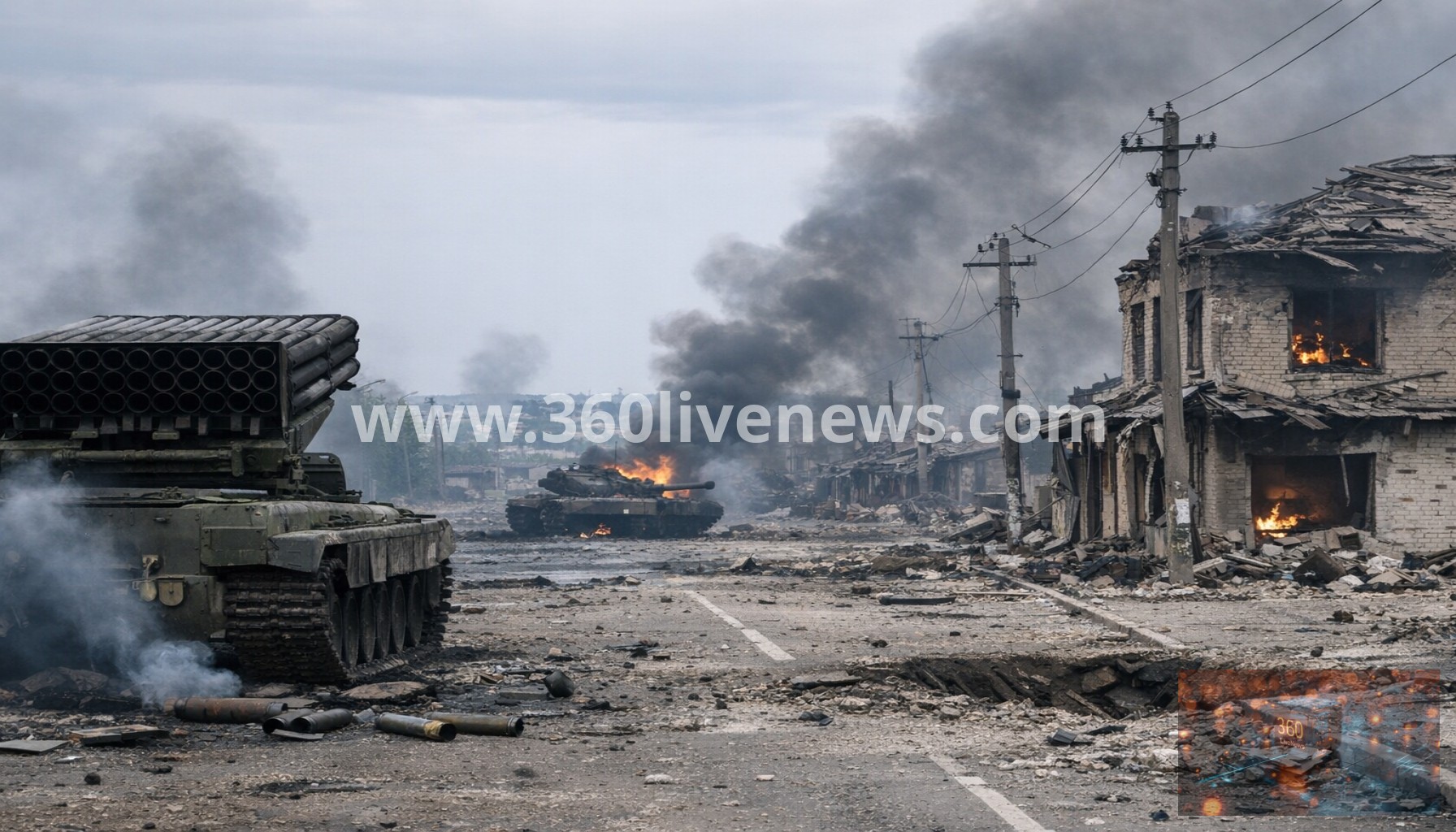 Russia and Ukraine trade attacks as Kremlin ceasefire collapses before Victory Day parade
