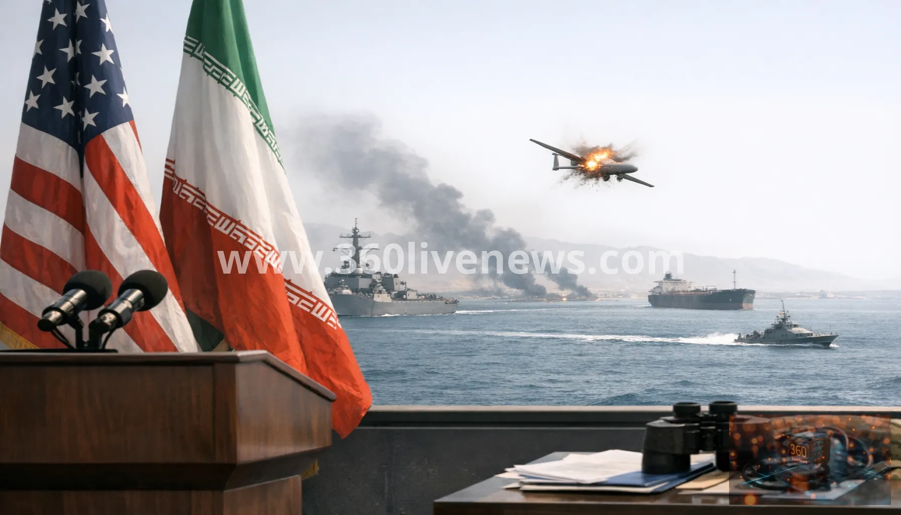 US downs Iranian drones as Iran-US war reaches 100th day