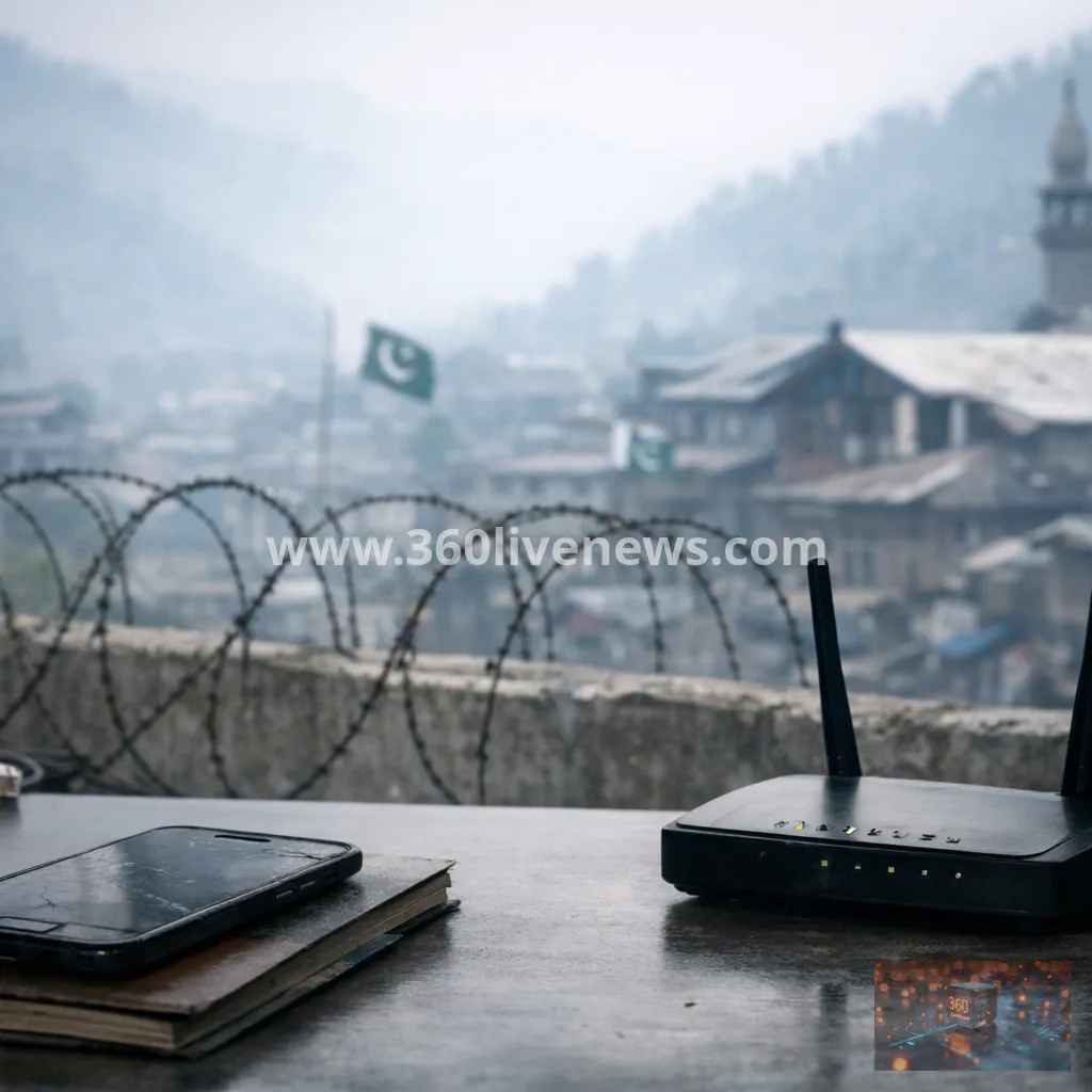 Internet shutdown in Pakistan-administered Kashmir passes 100 days amid unrest