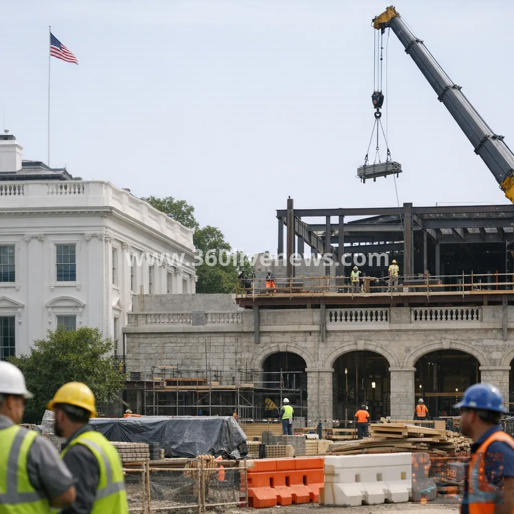 US Supreme Court lets White House ballroom construction continue as case returns to lower courts