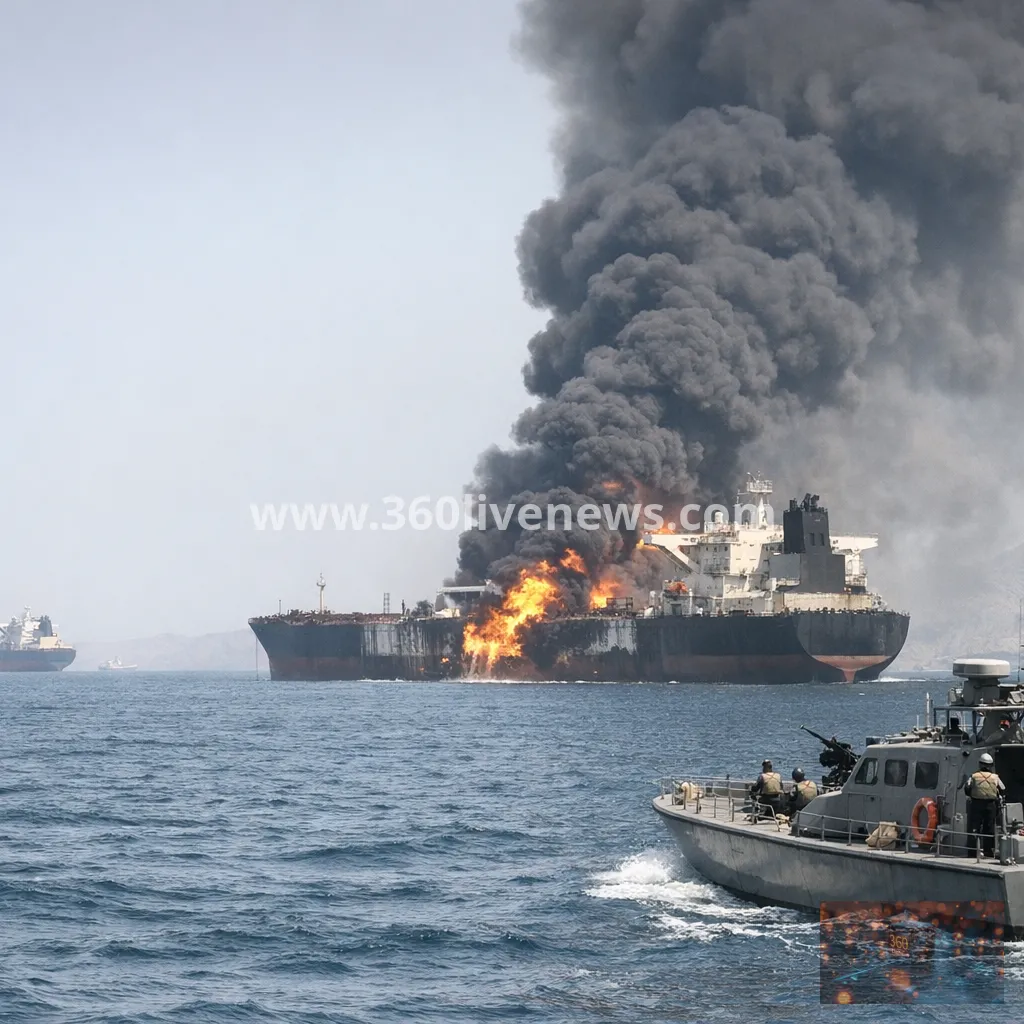 Fresh strikes on ships in the Strait of Hormuz drive oil prices higher