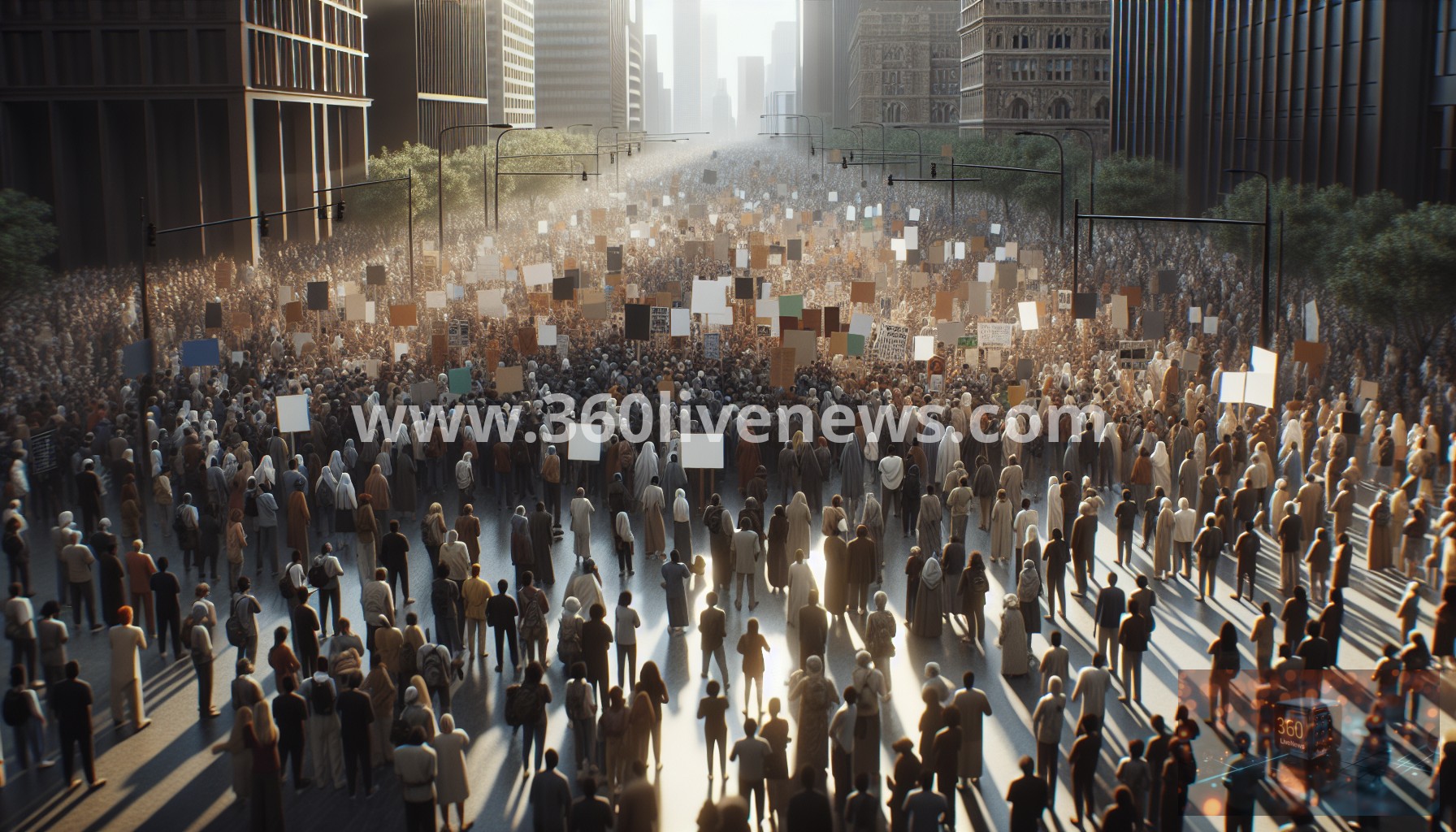 Tens of Thousands Participate in "No Kings" Protests Across the US Against Former President Donald Trump