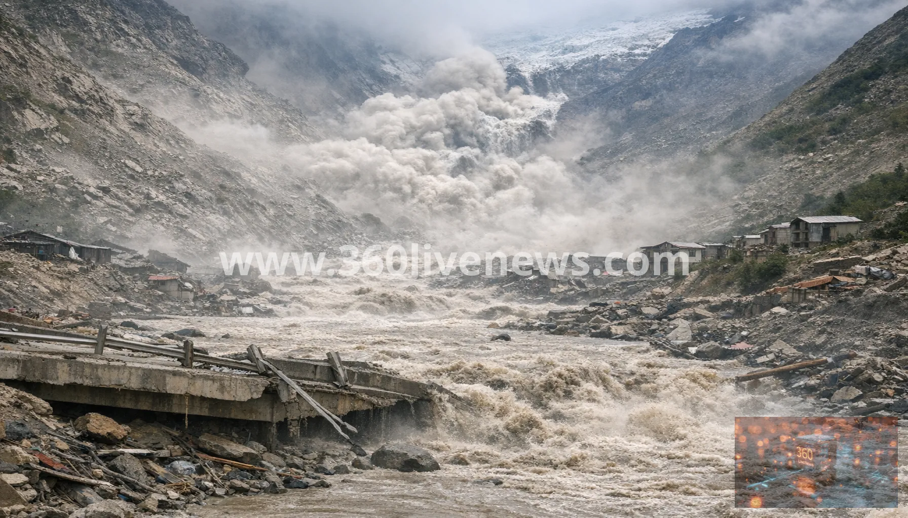 Glacial collapse triggers deadly flash floods on Nepal-Tibet border as toll rises