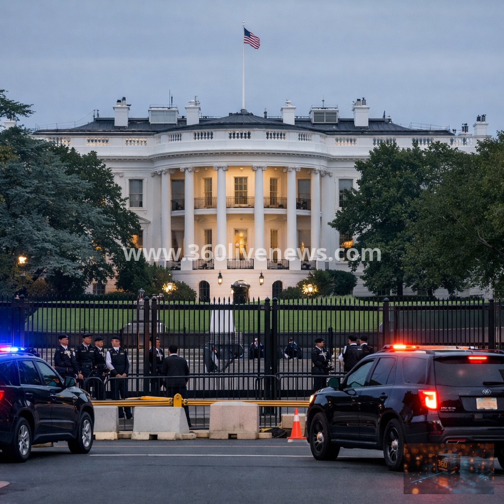 White House locked down after reported gunfire near checkpoint