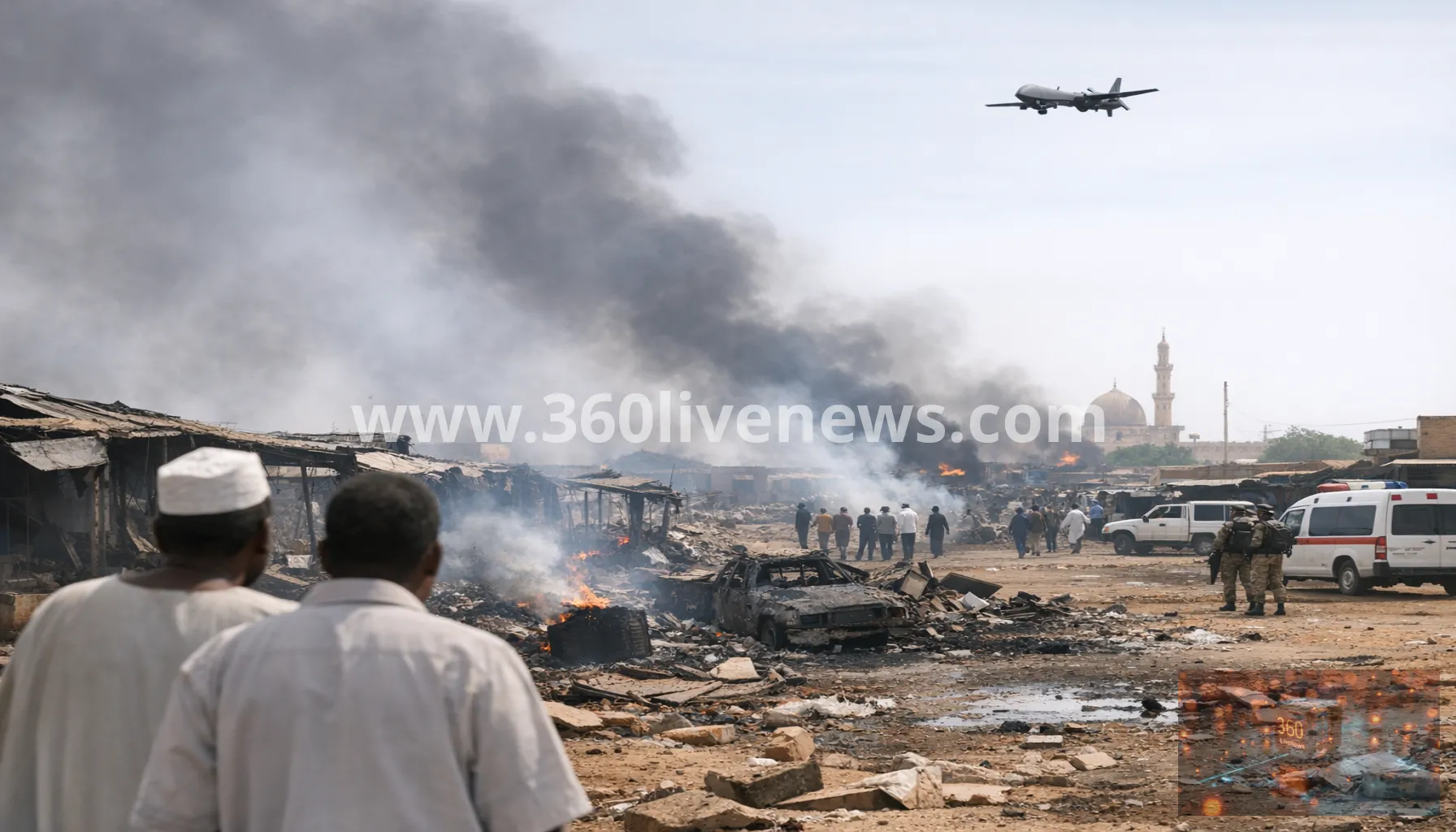Deadly drone strikes in Sudan kill scores in West Kordofan and Khartoum