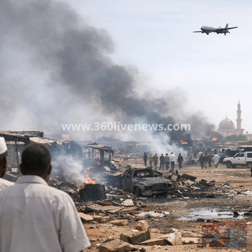 Deadly drone strikes in Sudan kill scores in West Kordofan and Khartoum