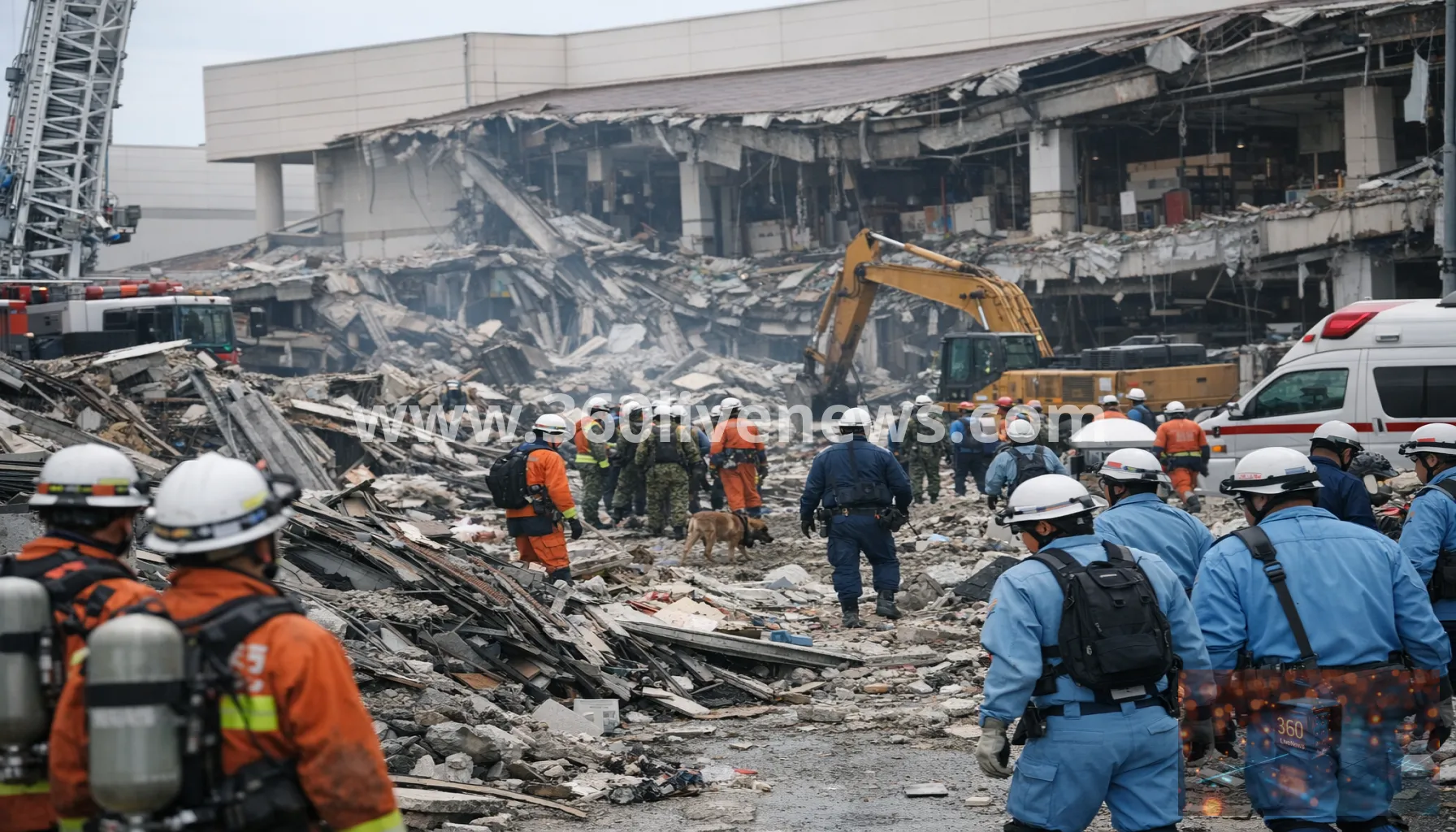 Japan rescue efforts continue after quake as aftershocks top 100 and mall search goes on