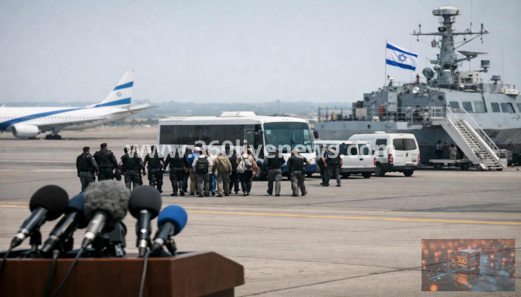 Israel says all foreign activists from Gaza-bound flotilla have been deported