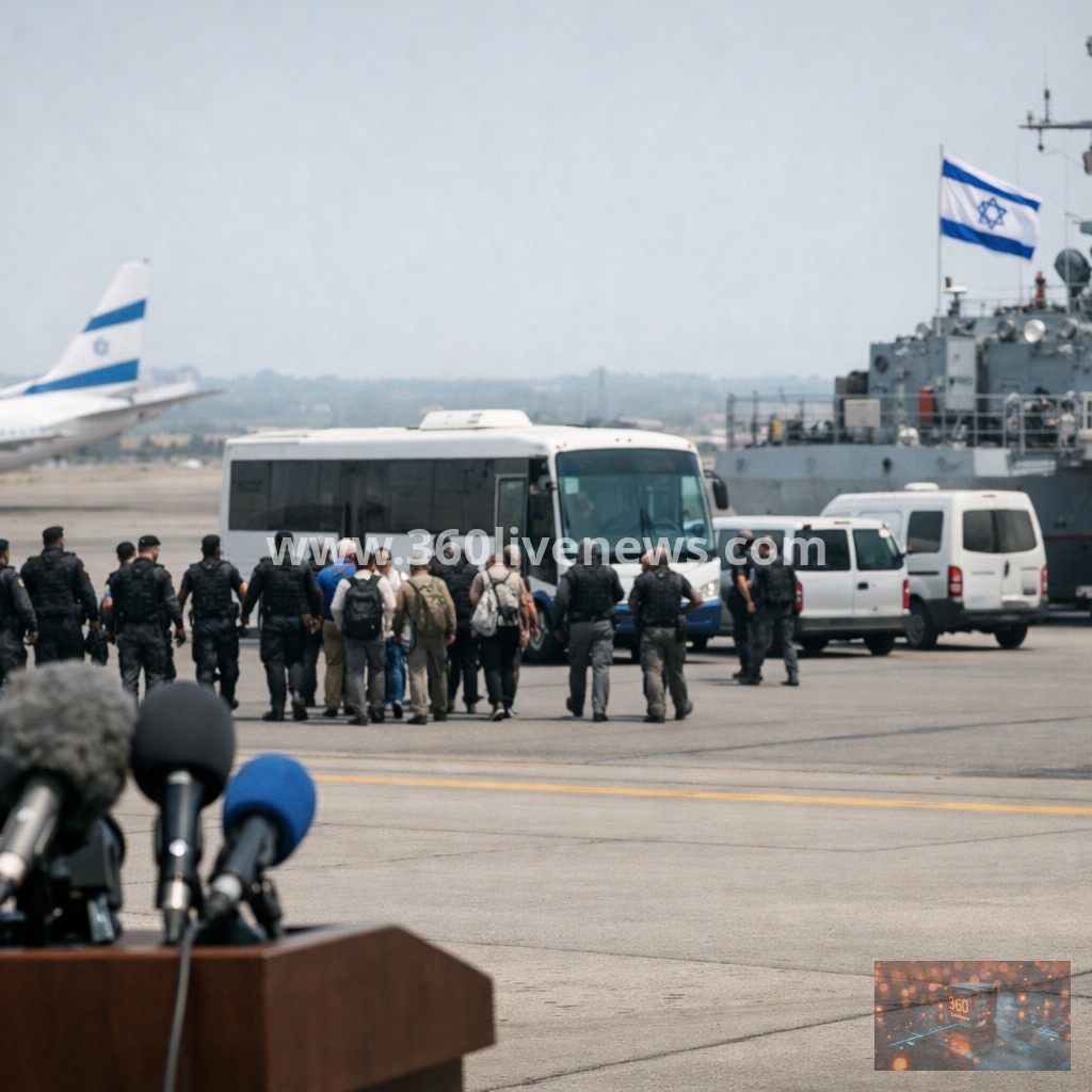 Israel says all foreign activists from Gaza-bound flotilla have been deported