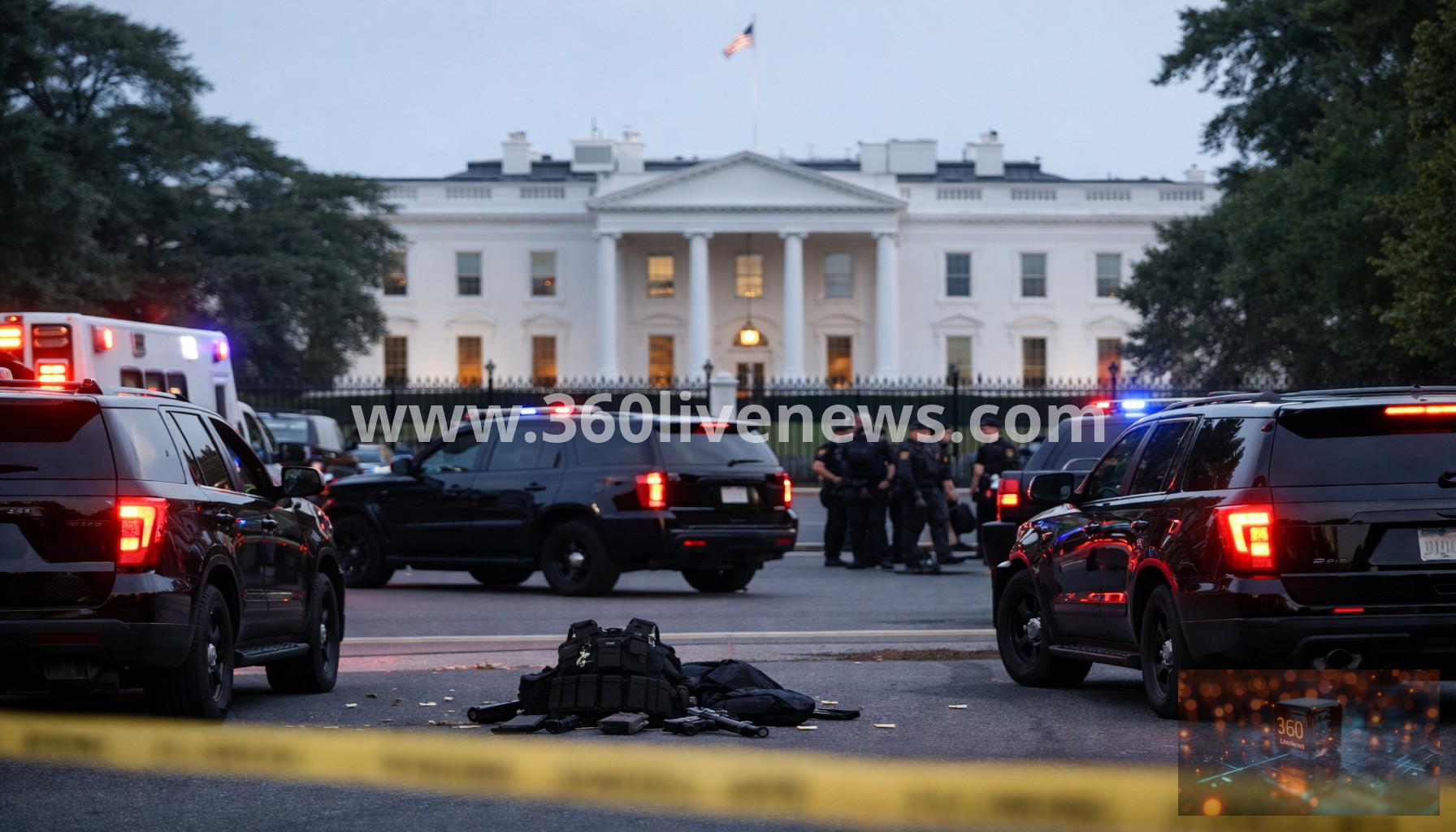 Gunman killed in shootout with Secret Service near White House