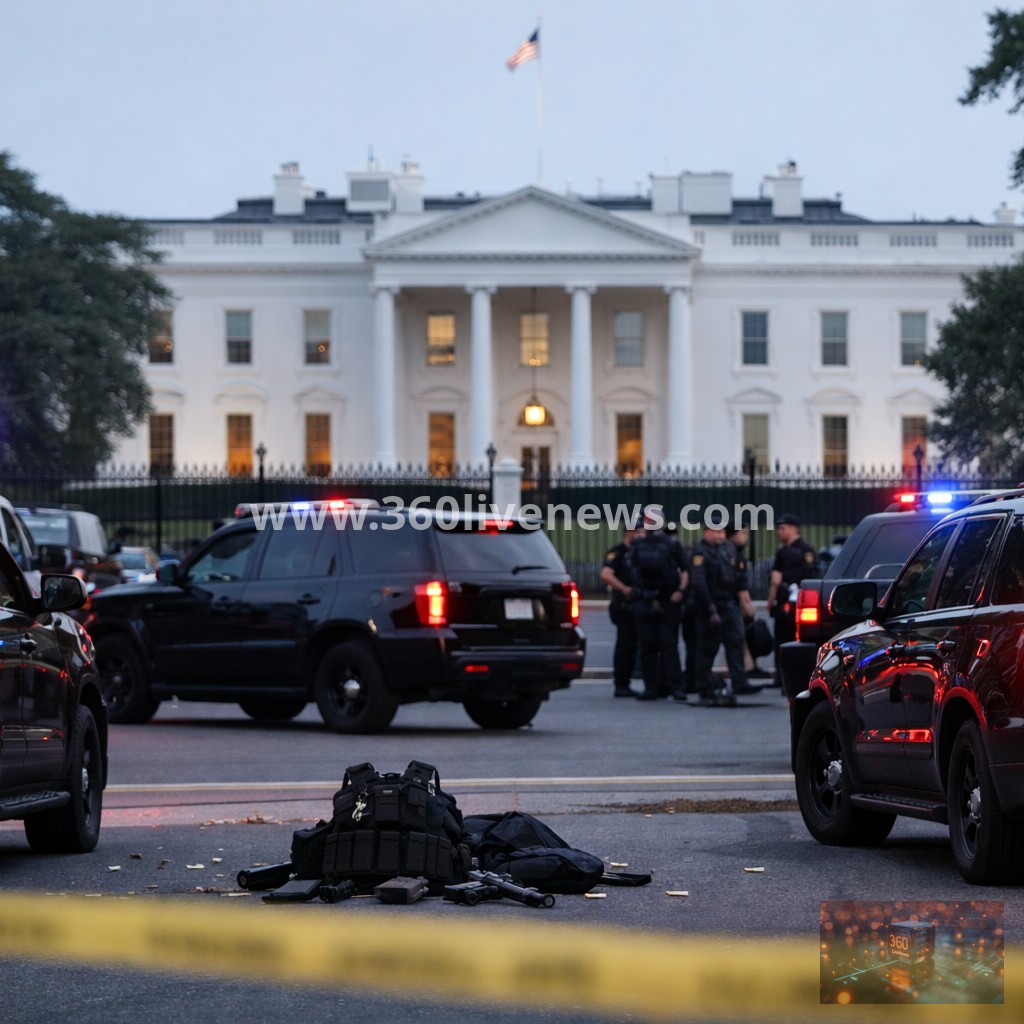Gunman killed in shootout with Secret Service near White House