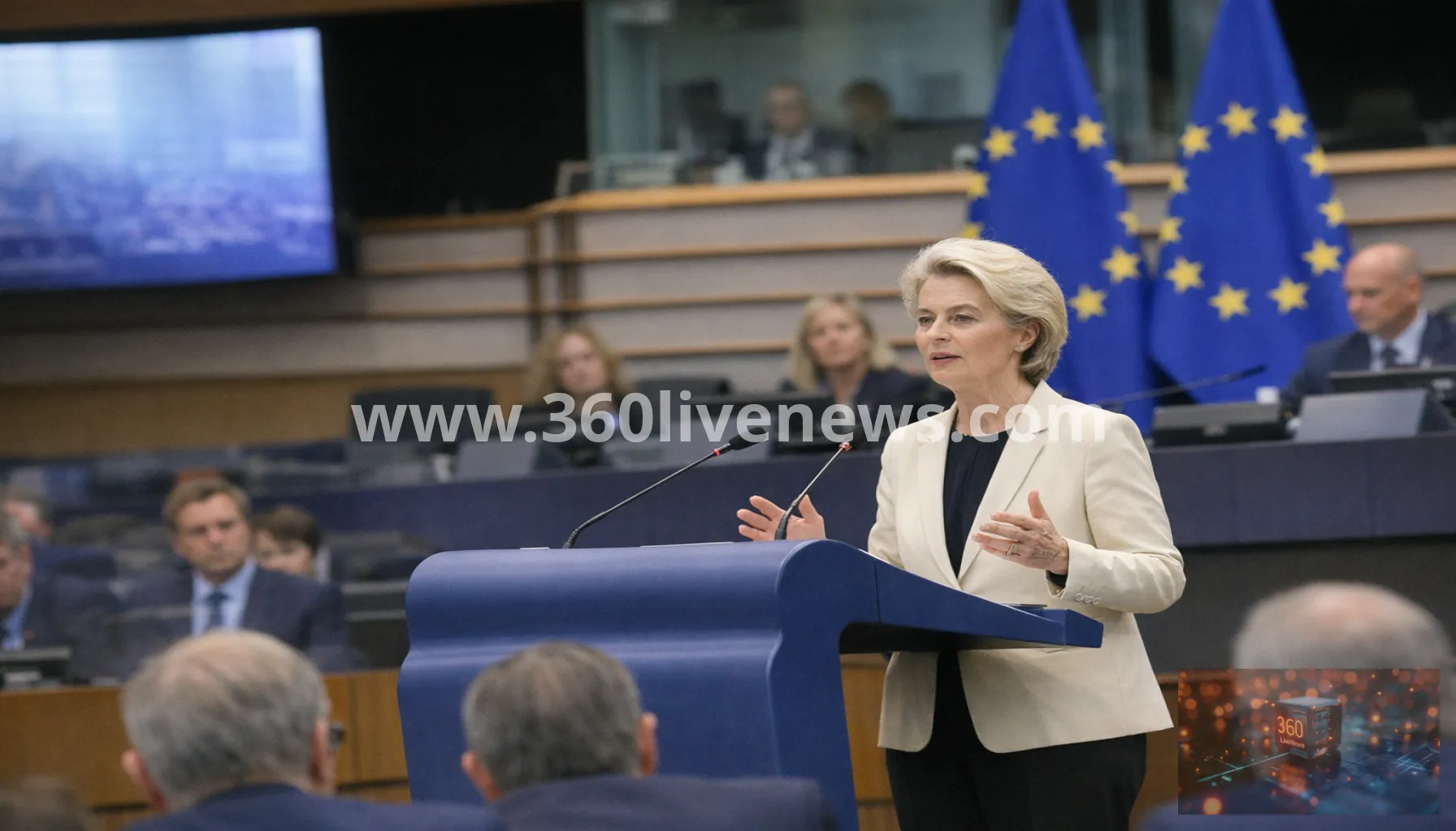 Von der Leyen to unveil EU social media curbs for children in Strasbourg