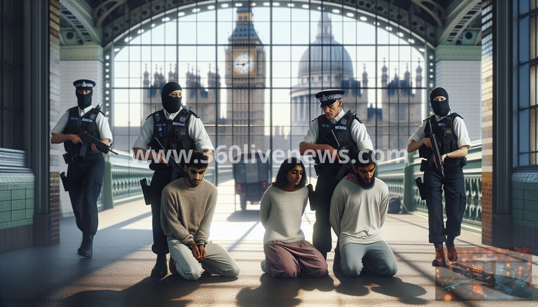 Four men arrested in London on suspicion of spying for Iranian intelligence services during counter-terrorism operation