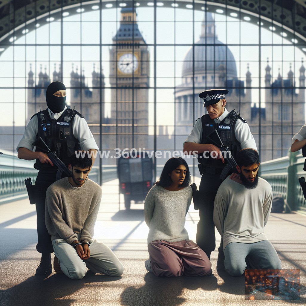 Four men arrested in London on suspicion of spying for Iranian intelligence services during counter-terrorism operation